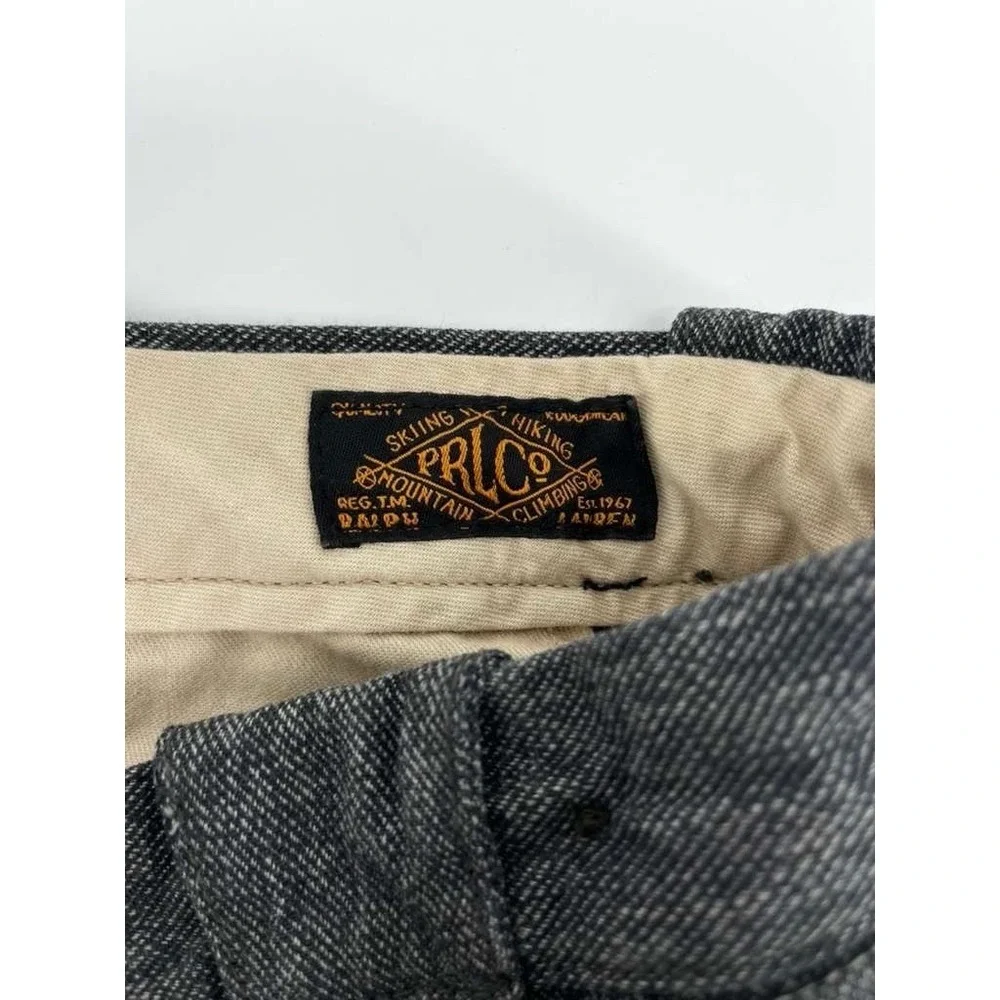 Vintage Polo Ralph Lauren Modern GI Pants Twill Weave Gray Rib Cotton Size 32x32